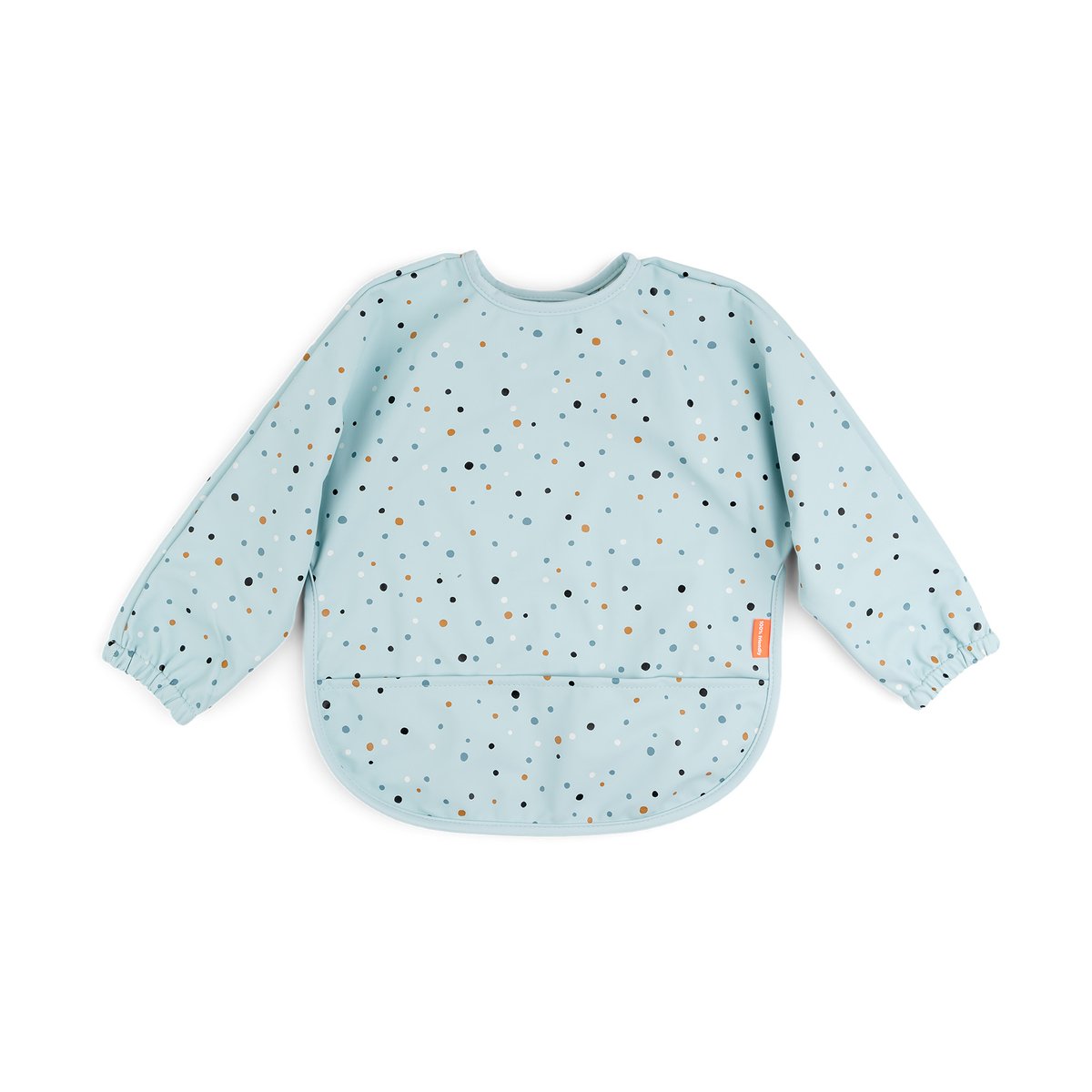 Done by deer Happy Dots haklapp med ärm Blue | Skandinavisk Design | Övriga köksredskap | Blå