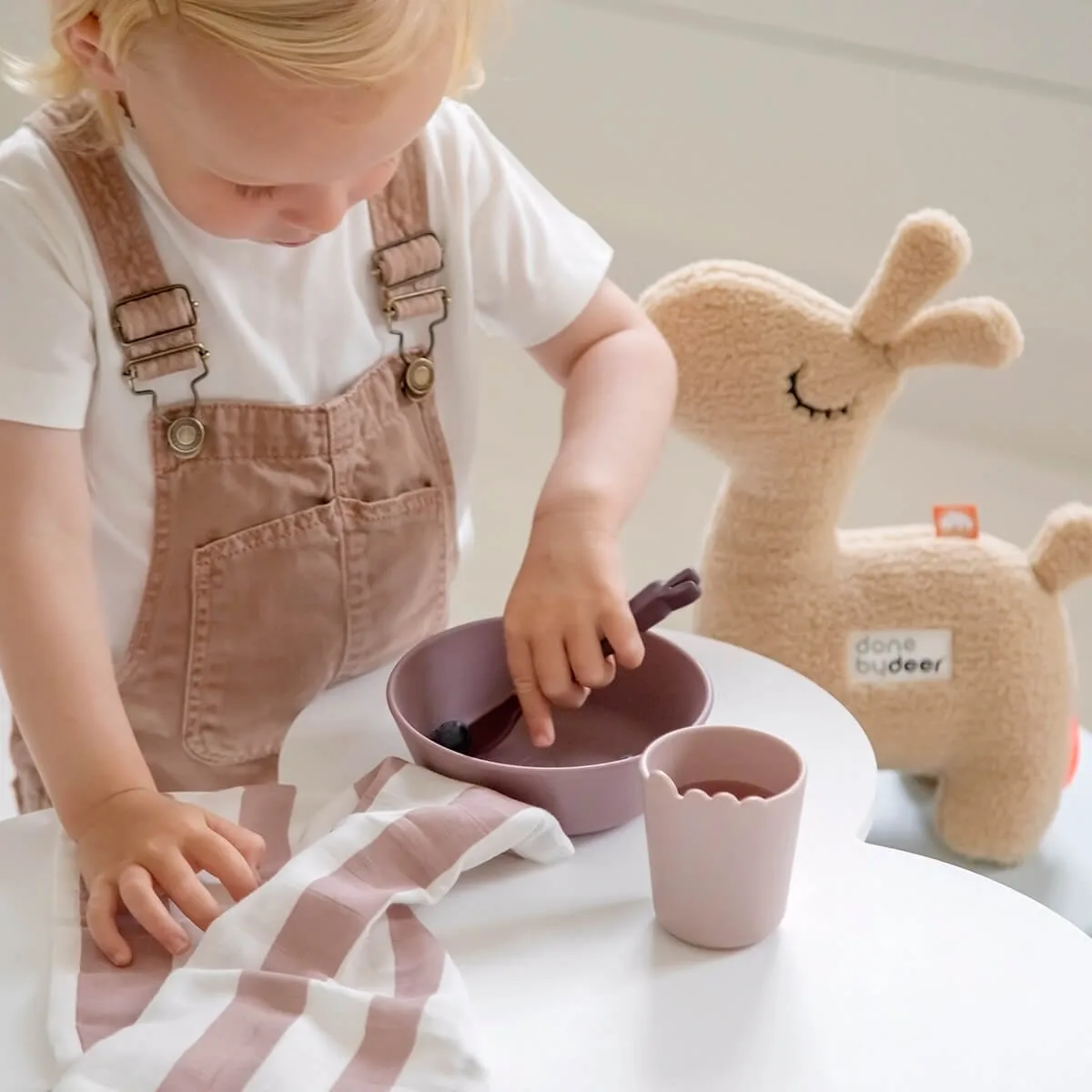 Kiddish first meal servisset 3 delar, Powder Done by deer