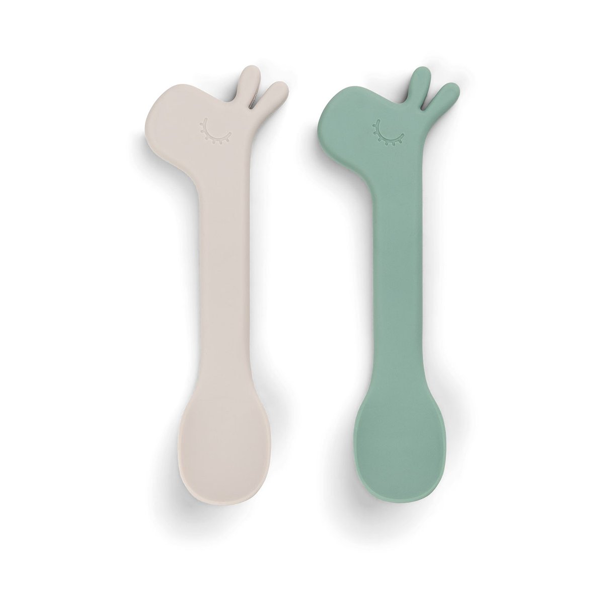 Done by deer Lalee sked 2-pack Green | Skandinavisk Design | Matbestick | Grön