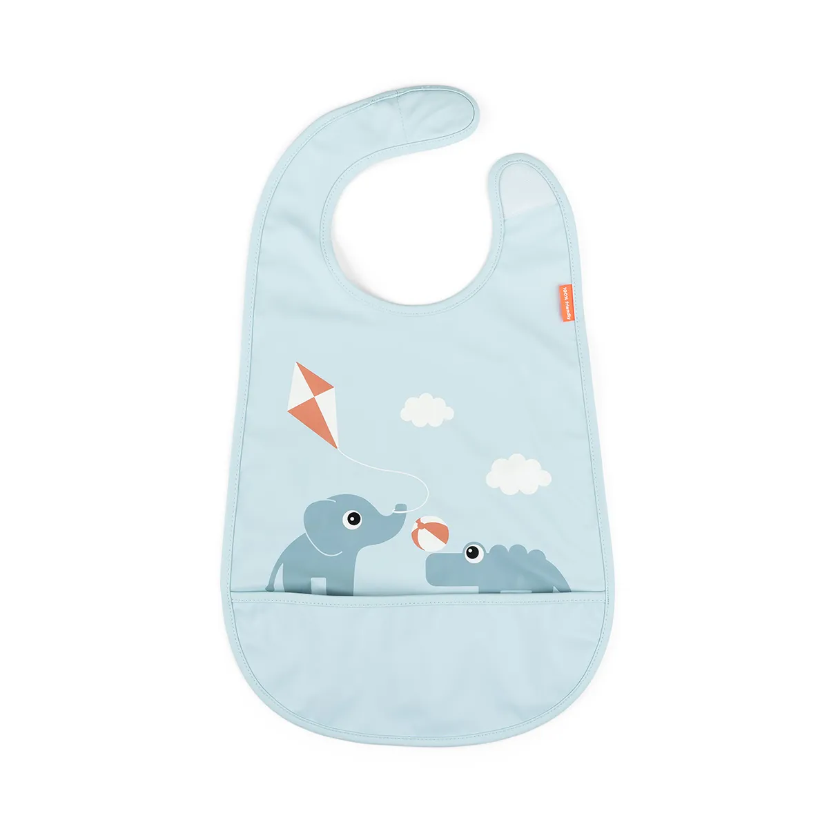 Done by deer Playground haklapp med kardborre Blue | Skandinavisk Design | Övriga köksredskap | Blå