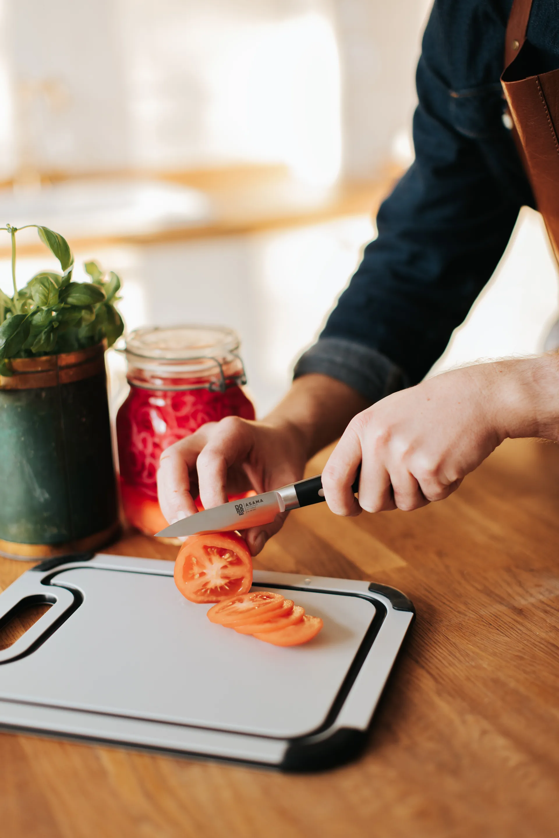 Asama skalkniv 8 cm, Rostfritt stål Dorre