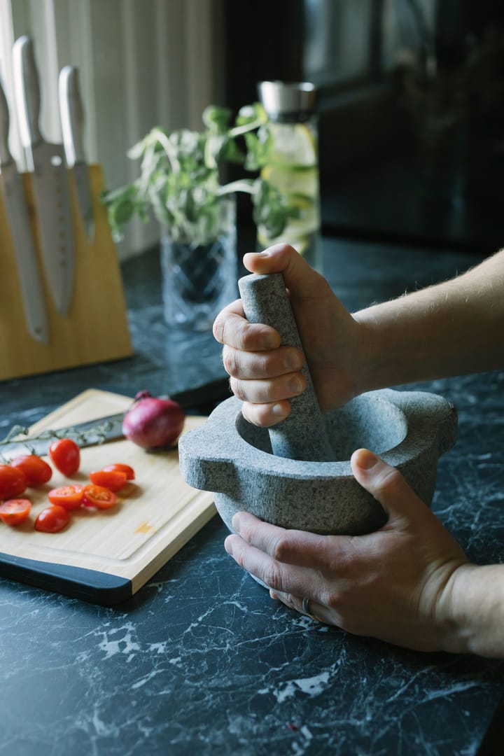 Birkedal mortel Ø22 cm, Granit Dorre