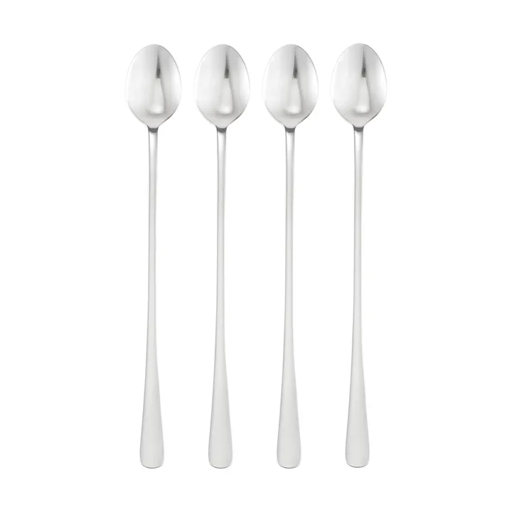 Classic kaffeskedar - Rostfritt stål, lång, 4-pack, 22 cm - Dorre