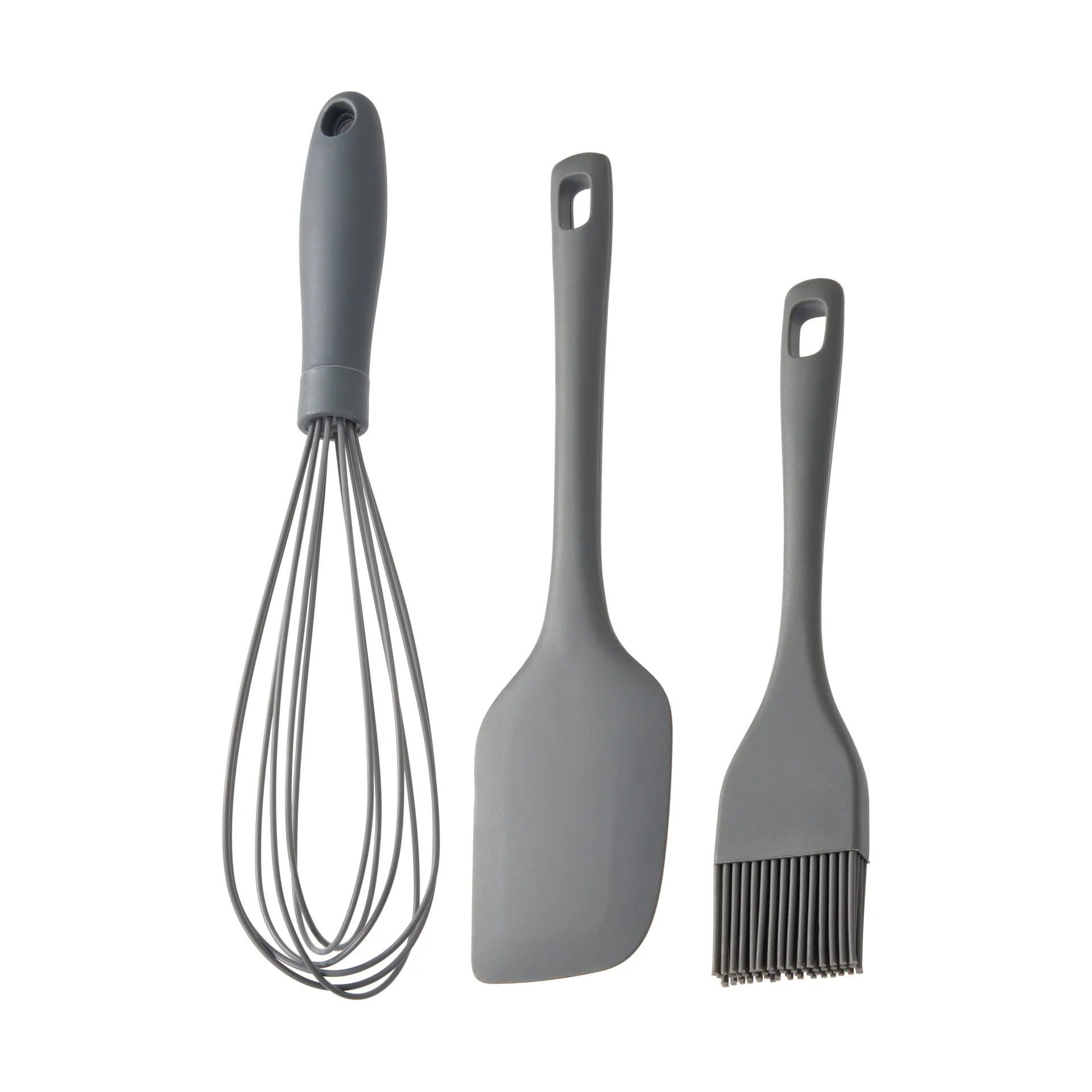 Cookie redskapsset, Grå, silikon, 3 delar Dorre