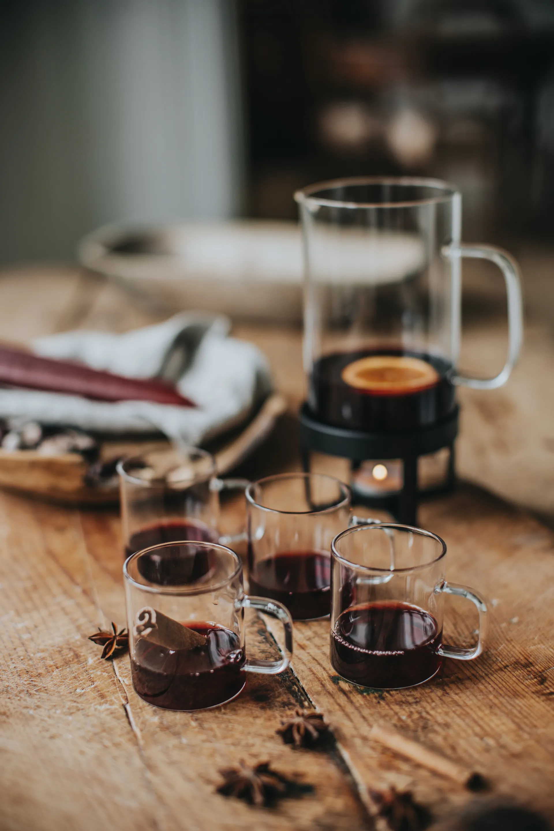 Gerry Glöggkanna glas 1,2 L, Svart Dorre