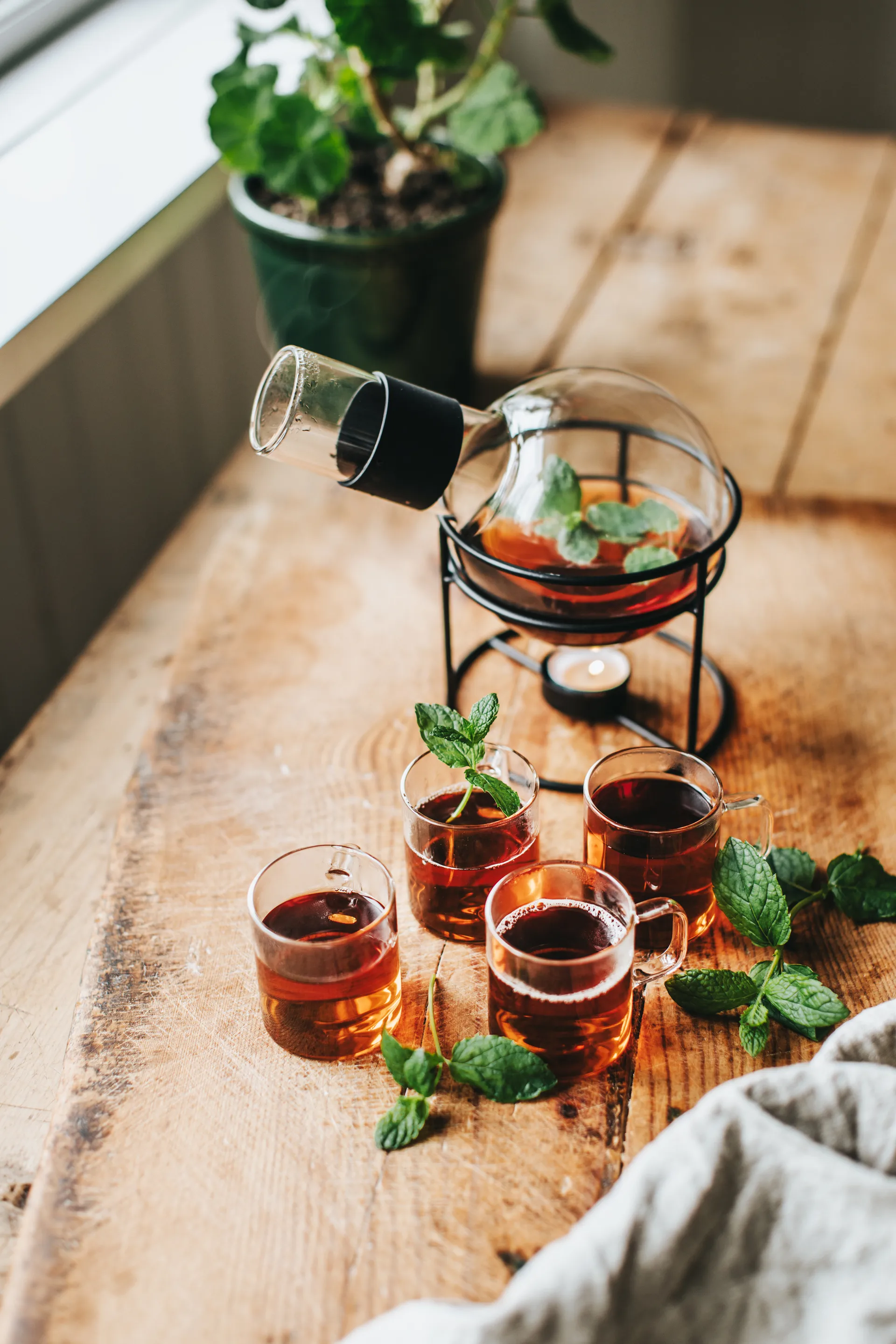 Glora Glöggkolv glas 1,3 L, Svart Dorre