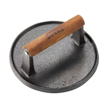 Hally hamburgerpress Ø17,7 cm - Gjutjärn-akacia - Dorre