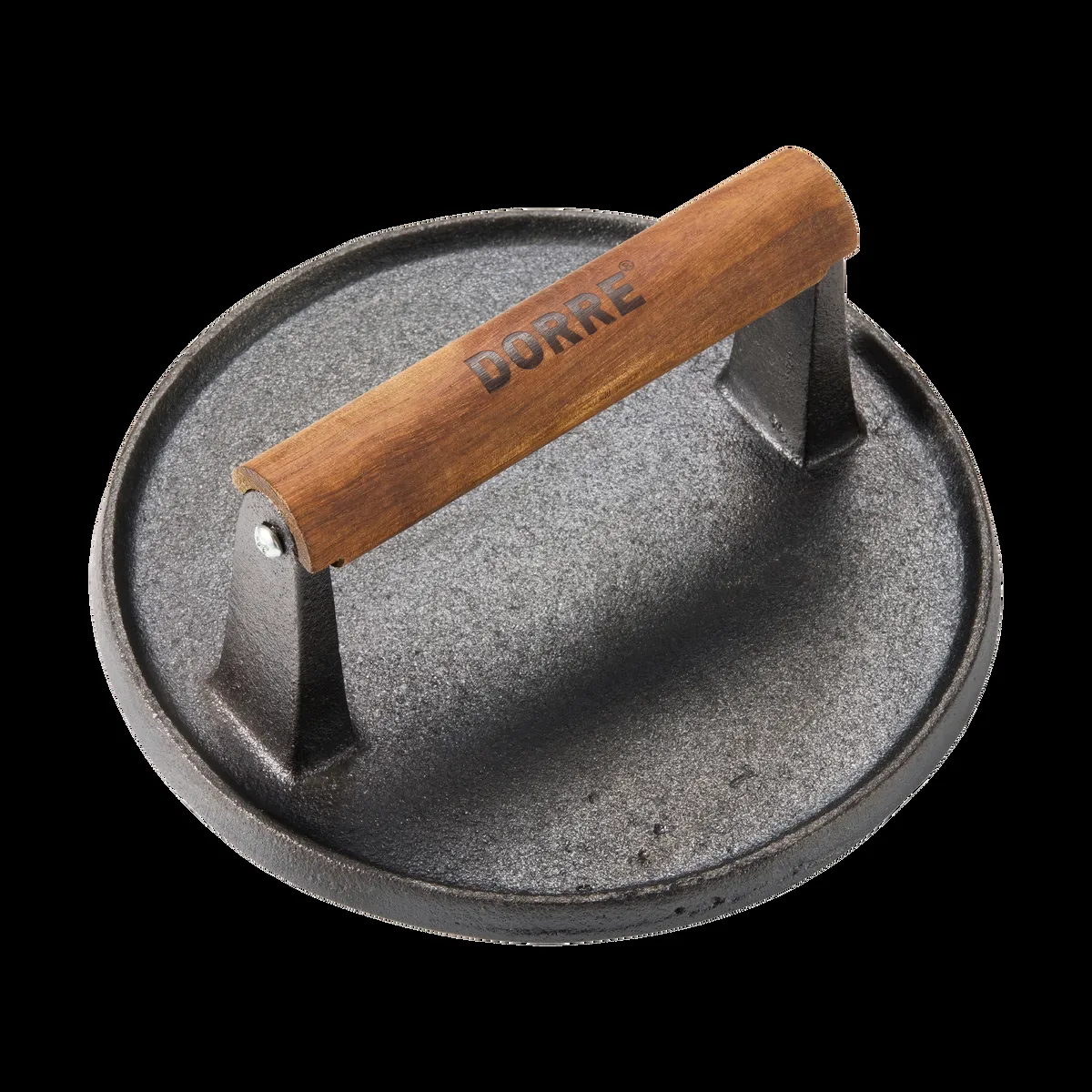 Dorre Hally hamburgerpress Ø17,7 cm Gjutjärn-akacia