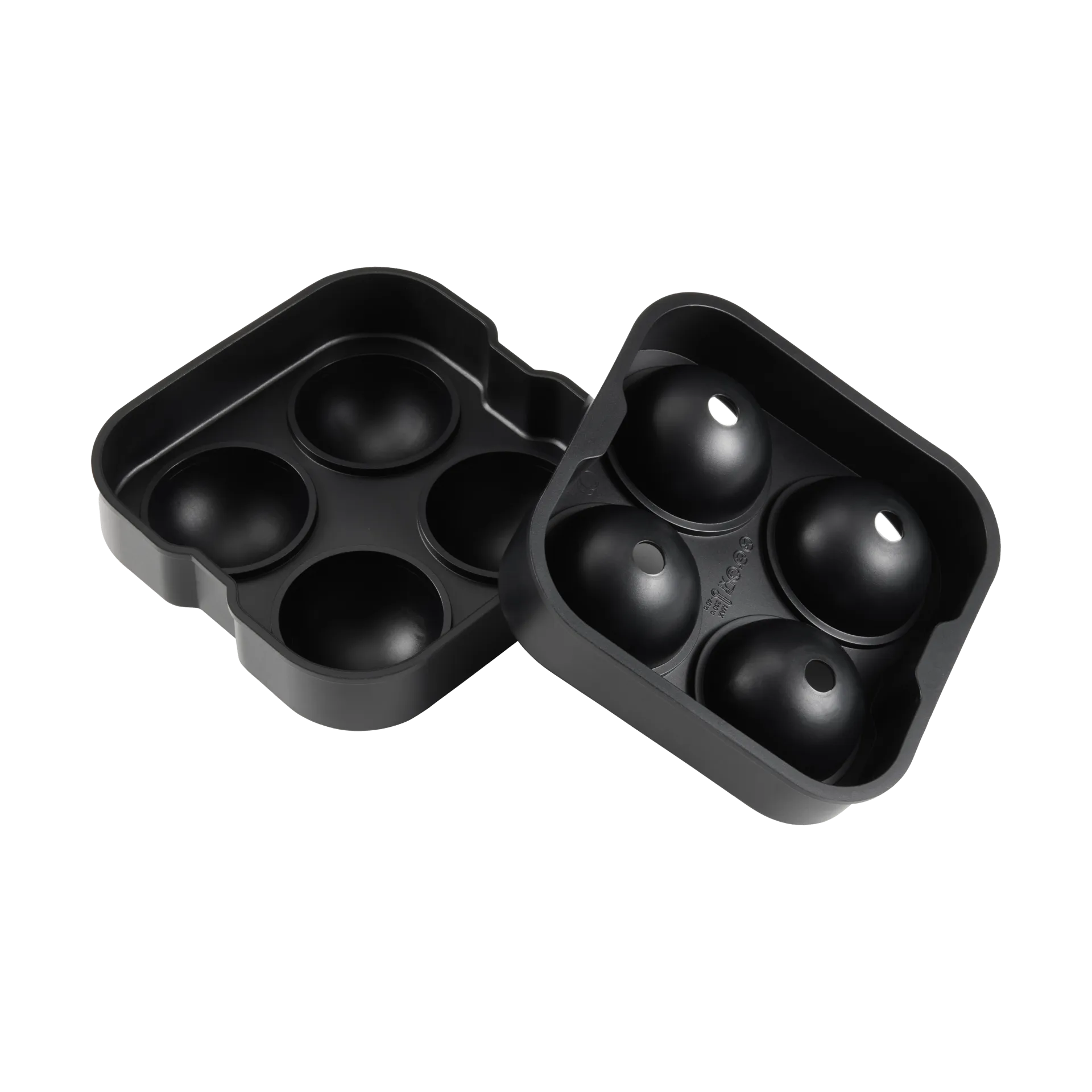 Isha runda iskuber 4 st, Svart Dorre