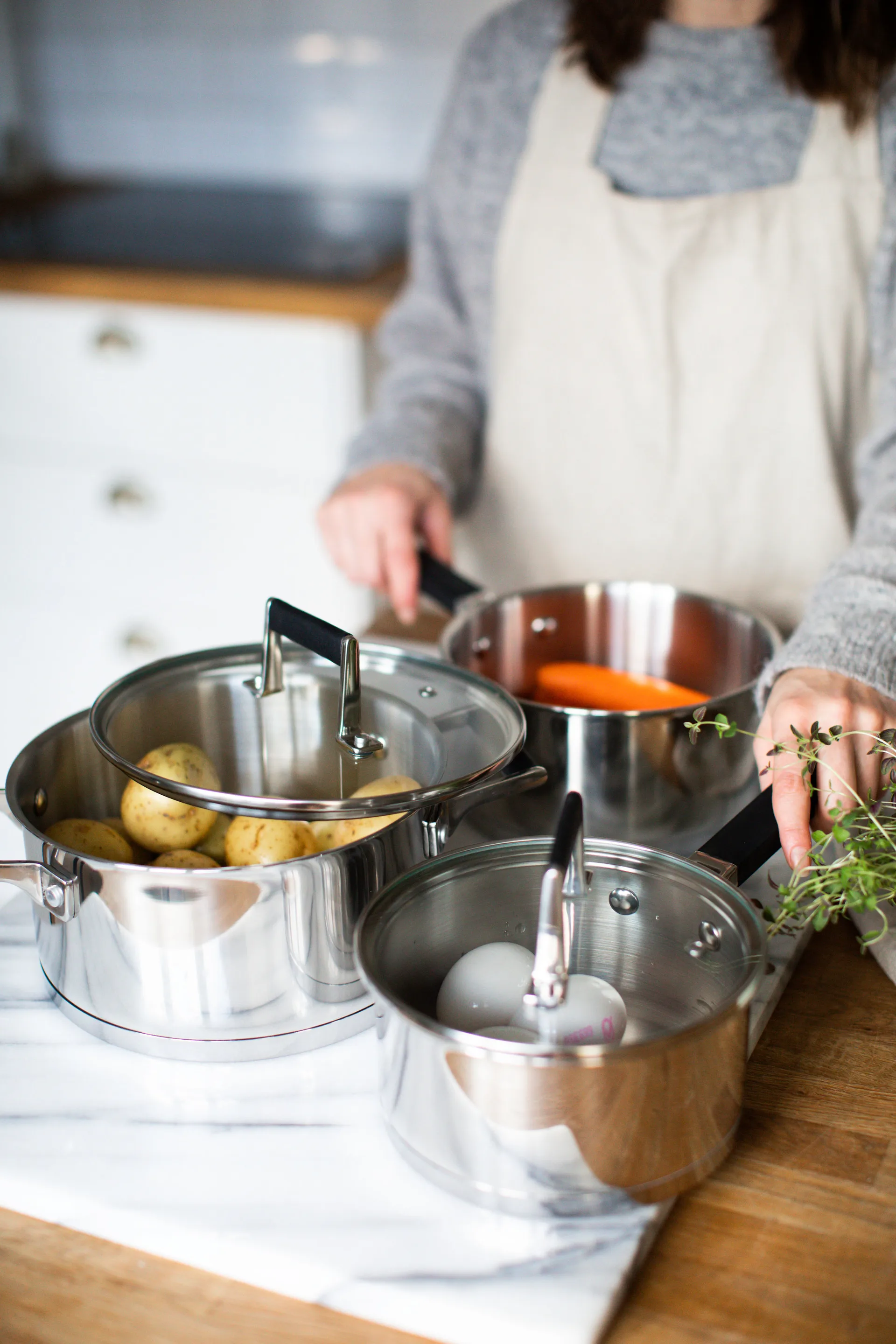 Kaci kastrullset 6 delar, Rostfritt stål Dorre