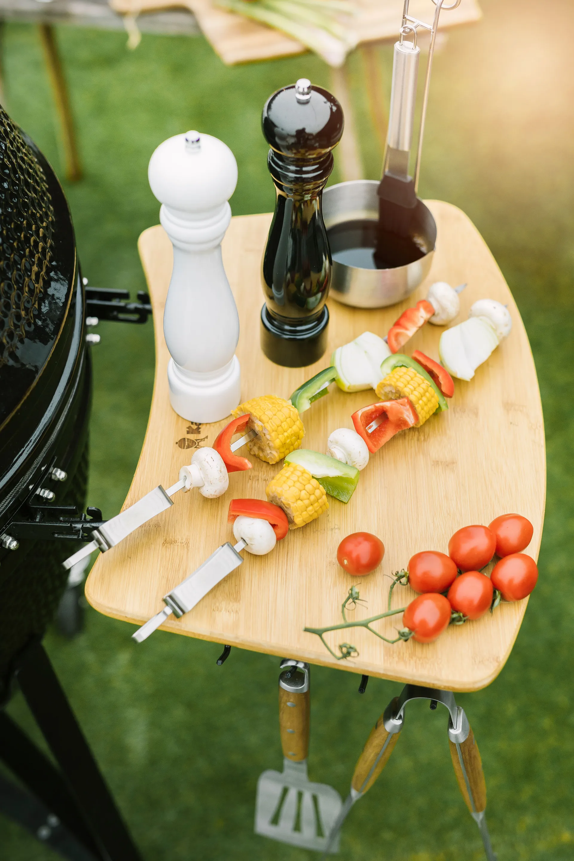 Karou peppar- och saltkvarn högblank 27 cm, Vit Dorre