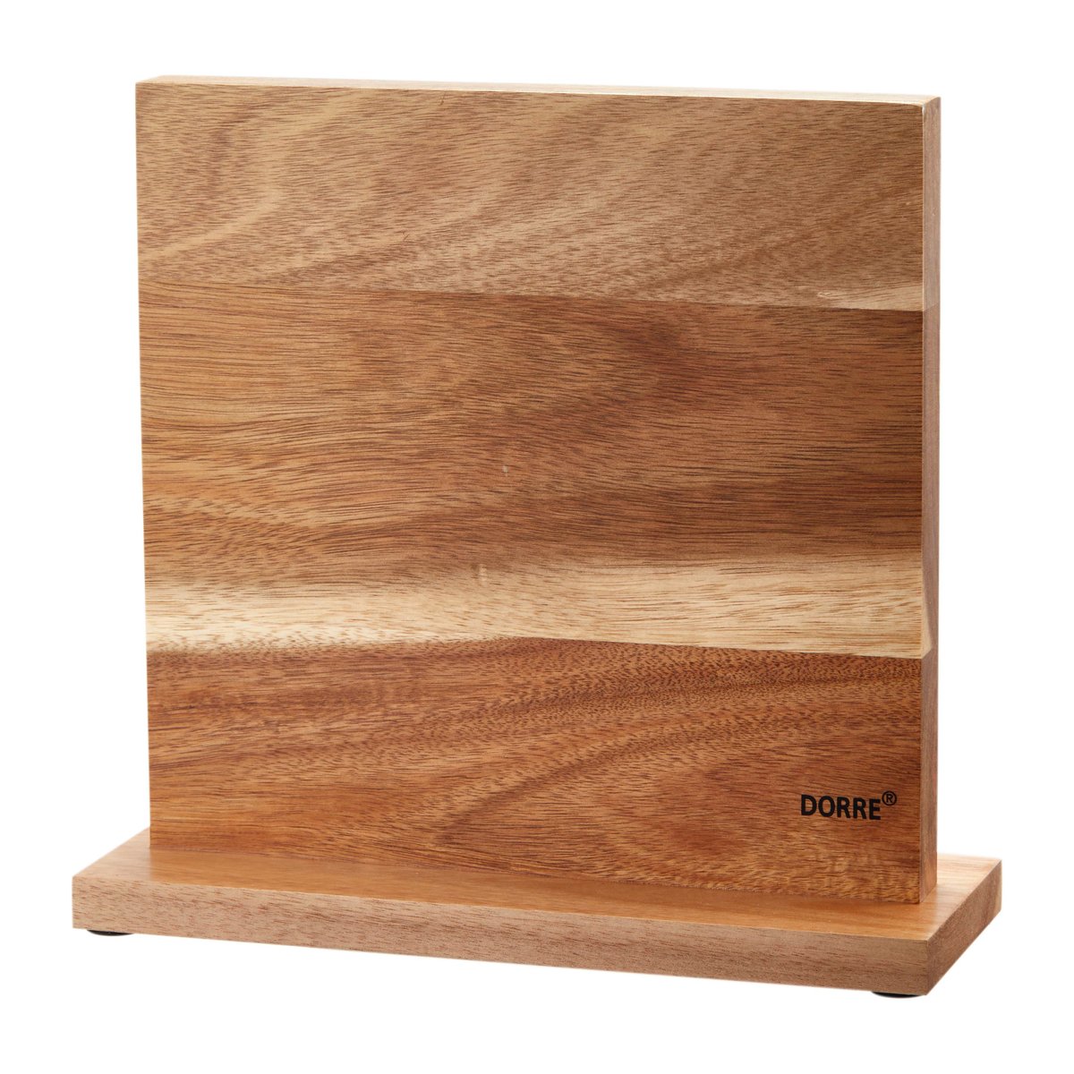 Dorre Kaya knivställ 22x22 cm Akacia | Skandinavisk Design | Knivblock | Brun