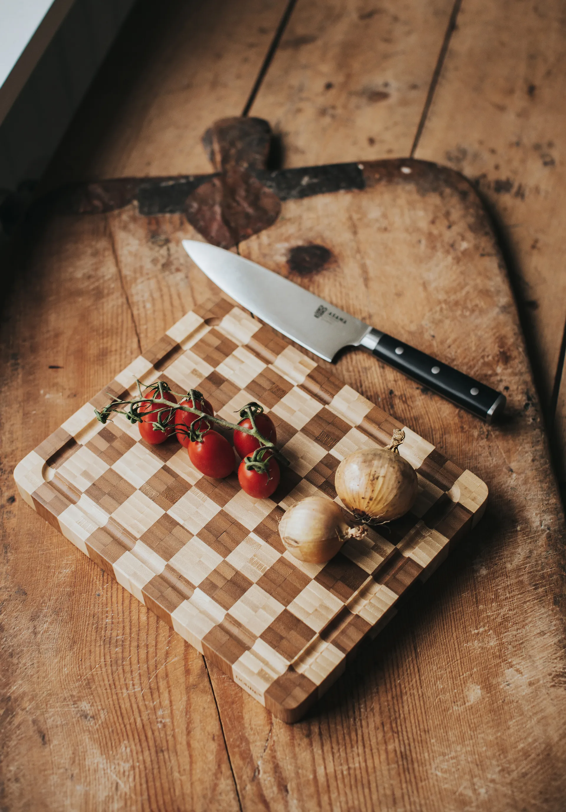 Kombo skärbräda, Bambu, 30x24x3 cm Dorre