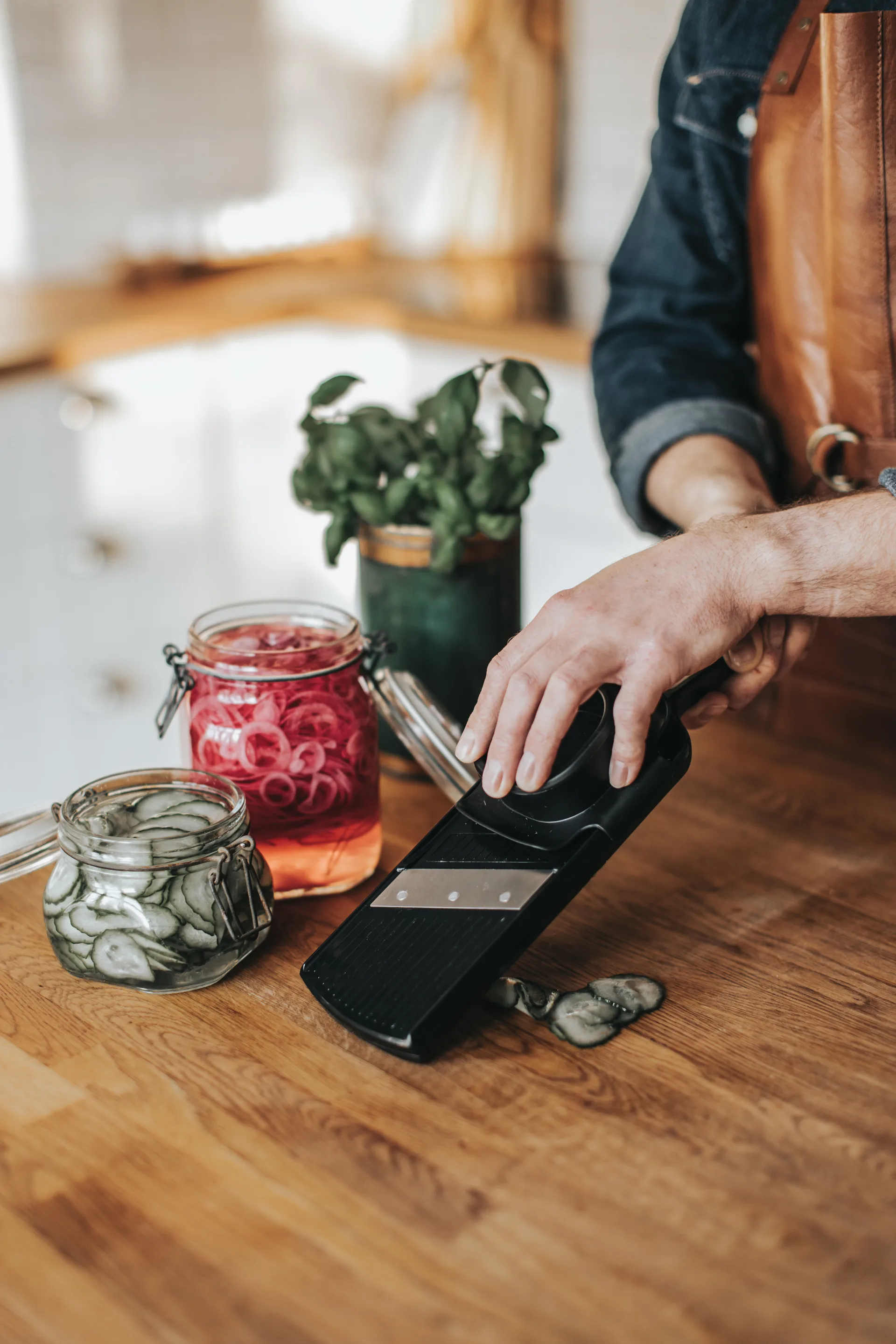 Mona mandolin grönsaksskivare, 32,6x9,9 cm Dorre