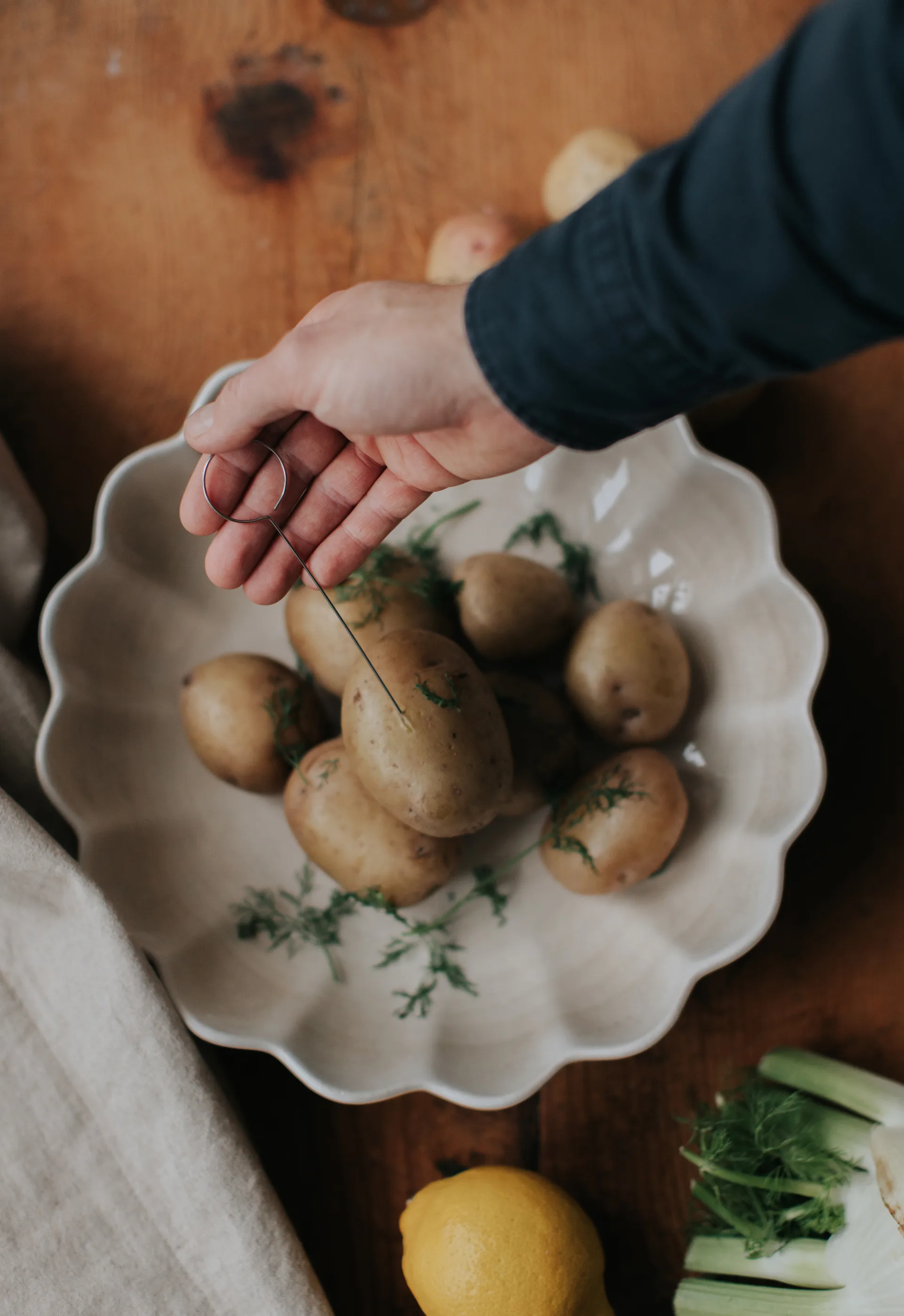 Pihoo potatis- & grönsakssticka 2-pack, Rostfritt stål Dorre
