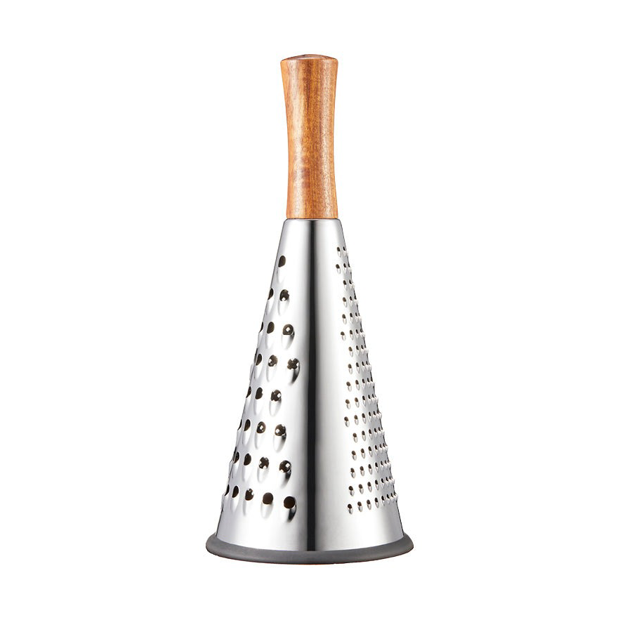 Dorre Rita rivjärn 27 cm Rostfritt-stål-akacia | Skandinavisk Design | Rivjärn & Mandoliner | Silverfärgad