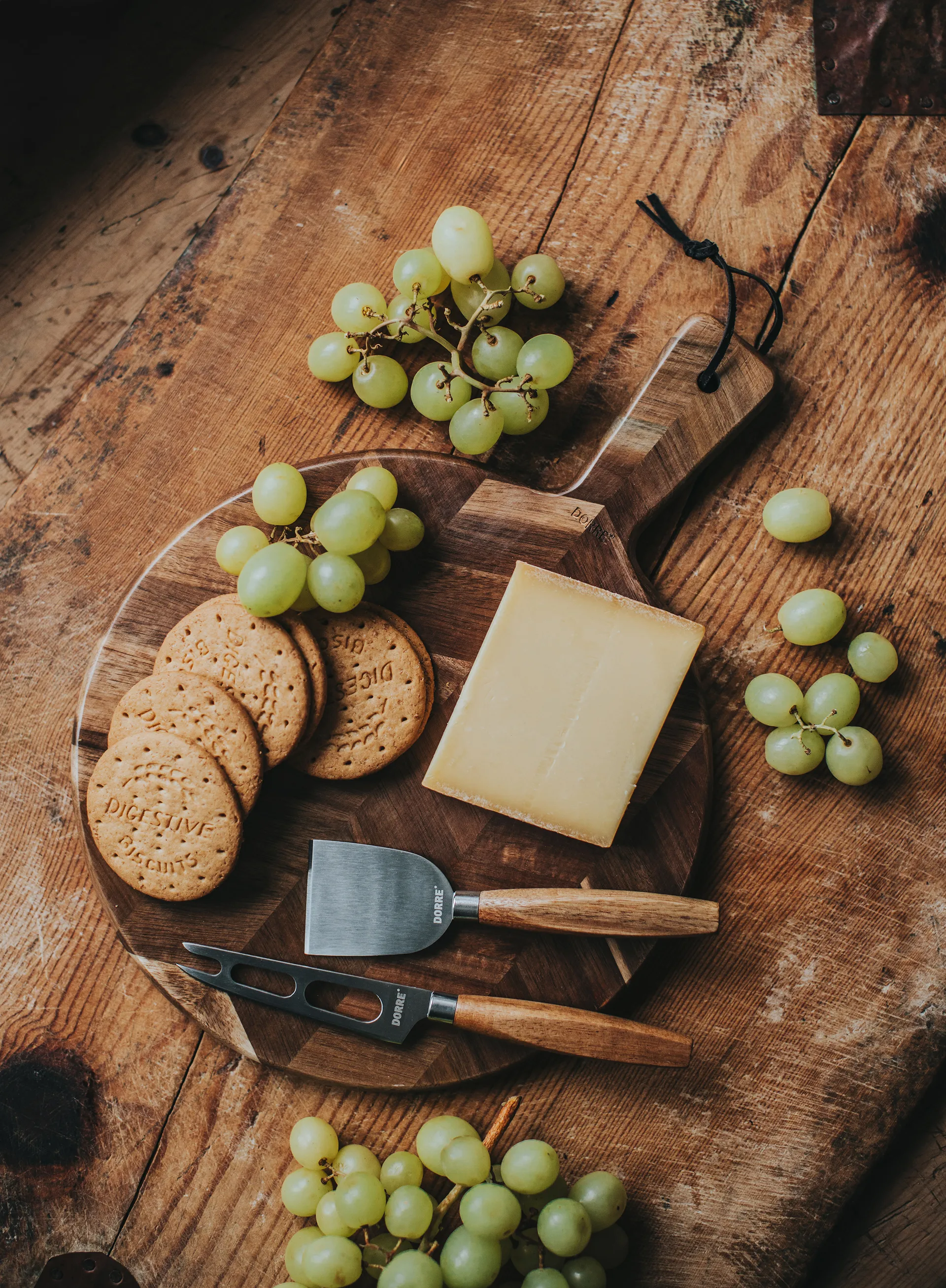 Sam serveringsbricka, Fiskbensmönster, 3 delar Dorre