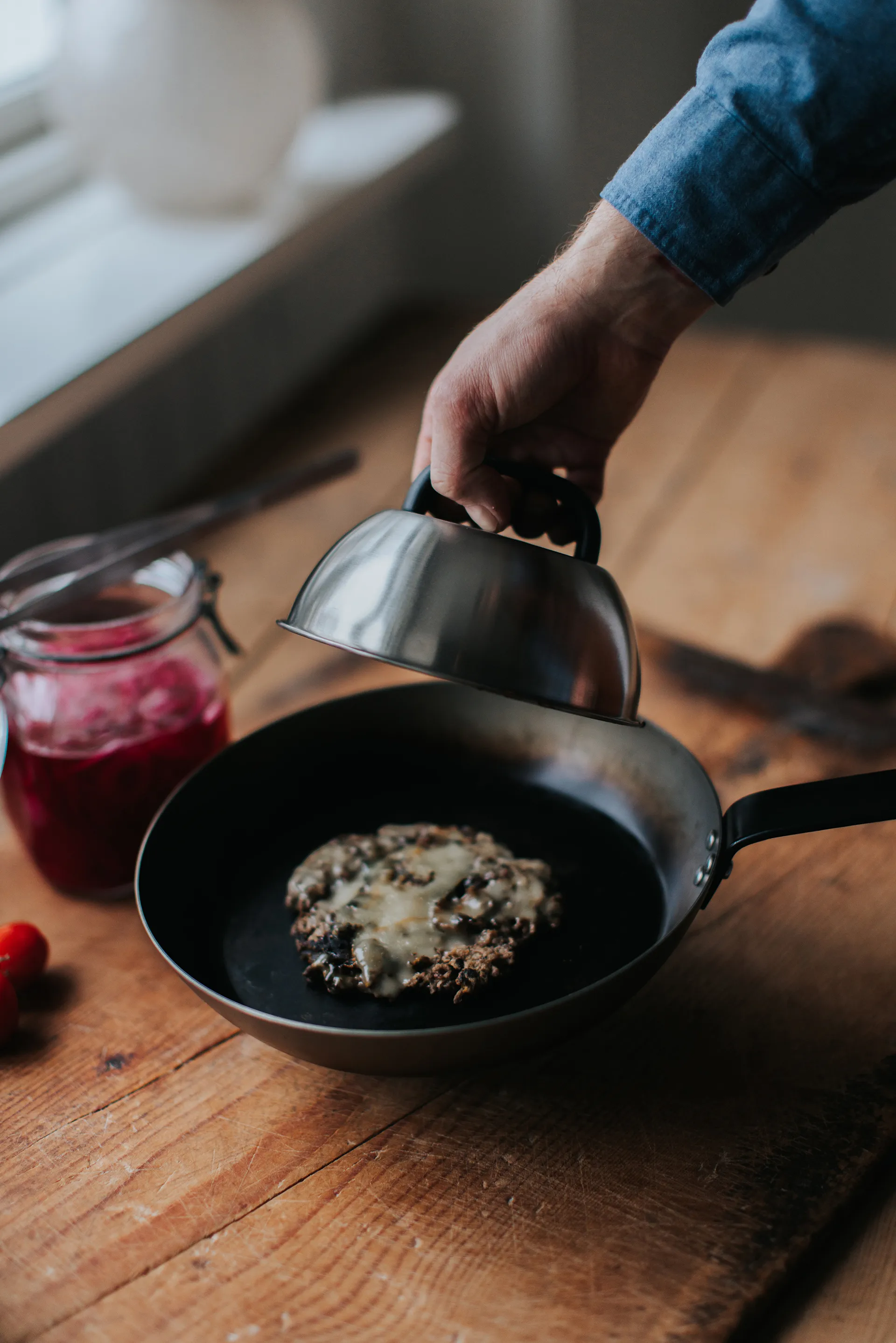 Sarika smashburgerset, Rostfritt stål, 3 delar Dorre