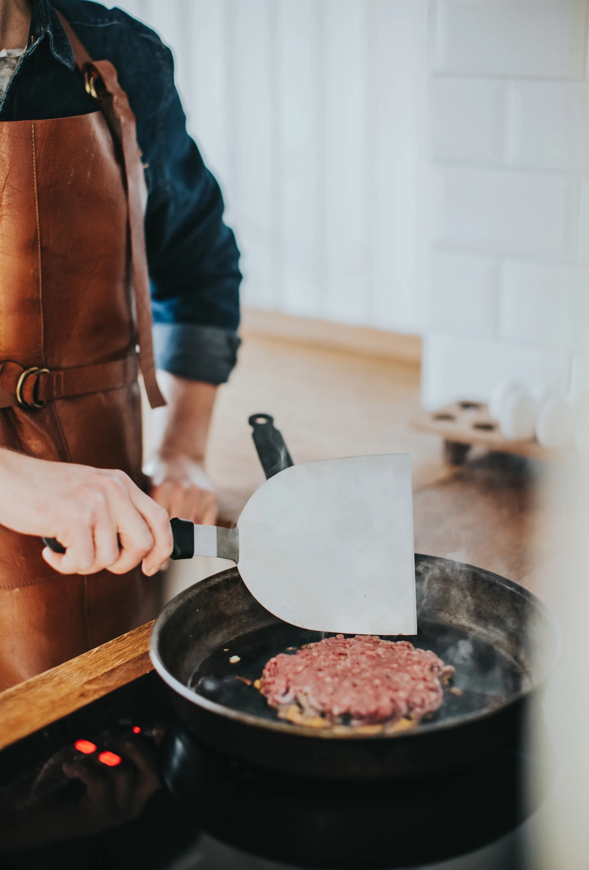 Sasha stekspade rostfritt stål, Svart-XL Dorre