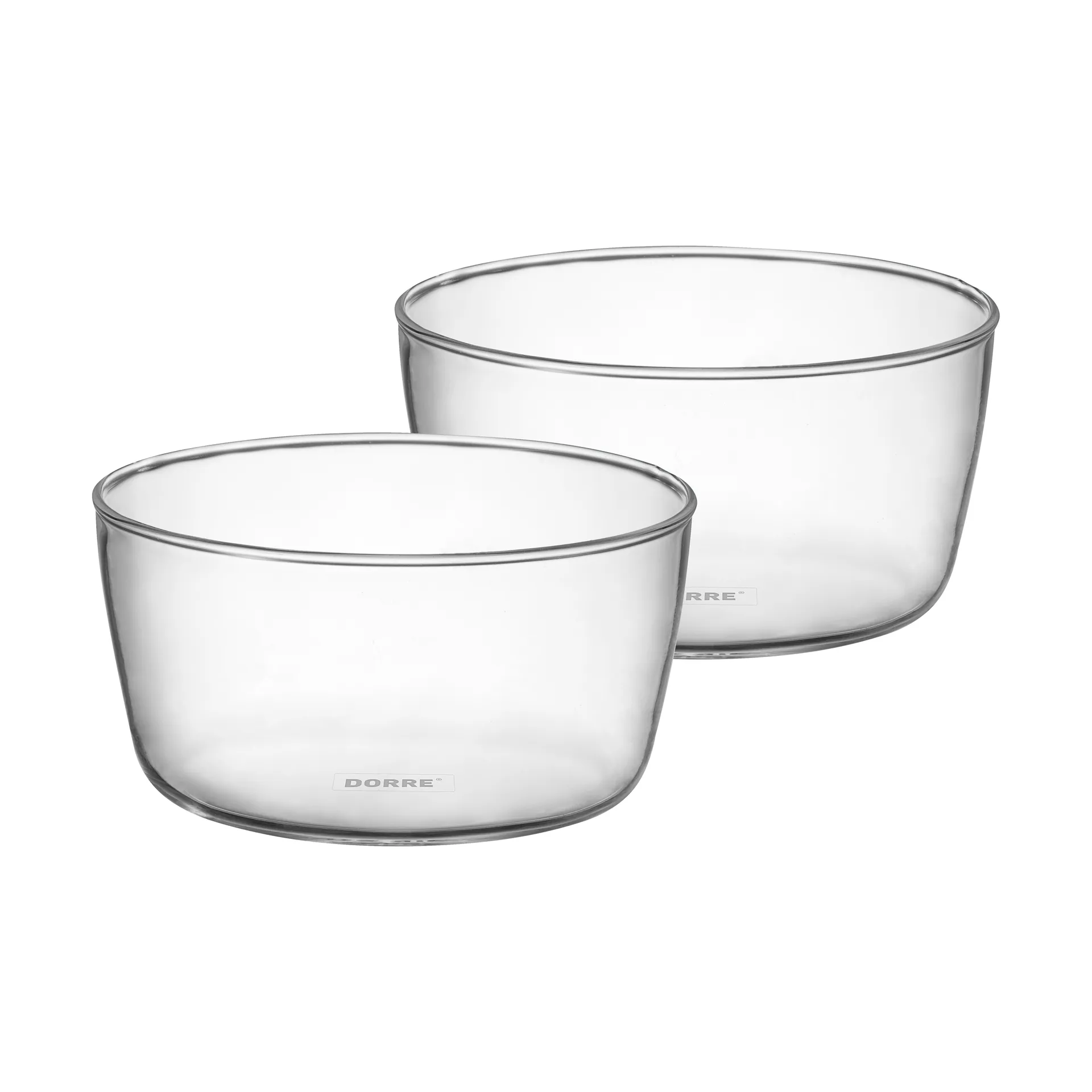 Seria Serveringsskålar glas 2-pack, Ø10 cm Dorre