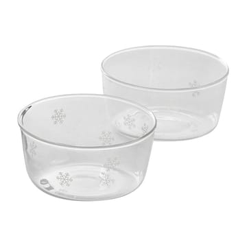Snöstjärna skål Ø10 cm 2-pack - Glas - Dorre