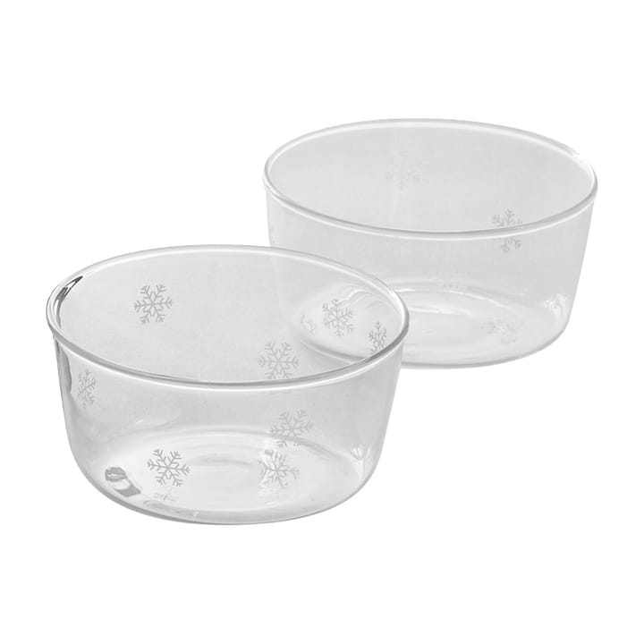 Snöstjärna skål Ø10 cm 2-pack - Glas - Dorre