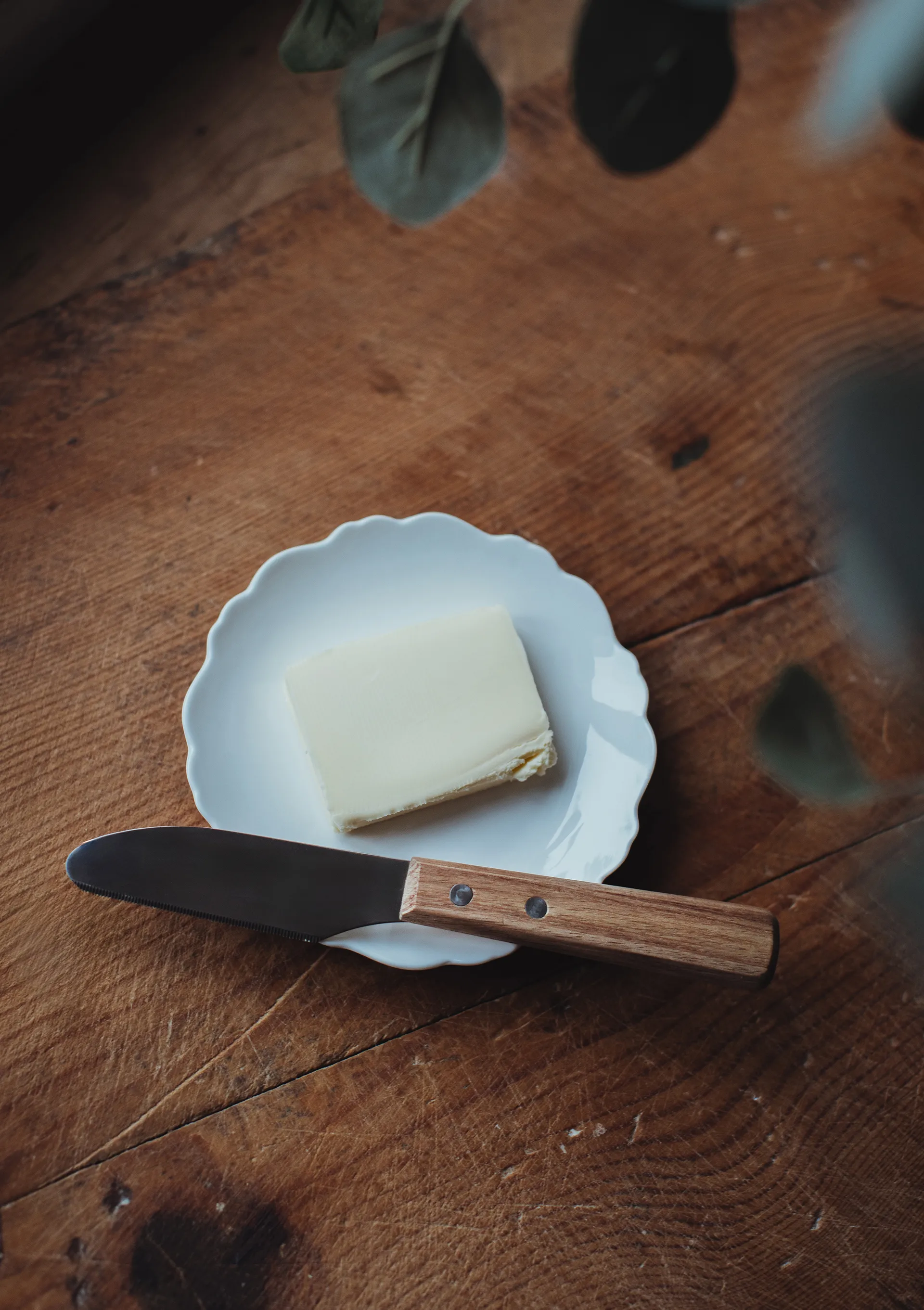 Sylvia smörkniv, Rostfritt stål, träskaft, 22 cm Dorre