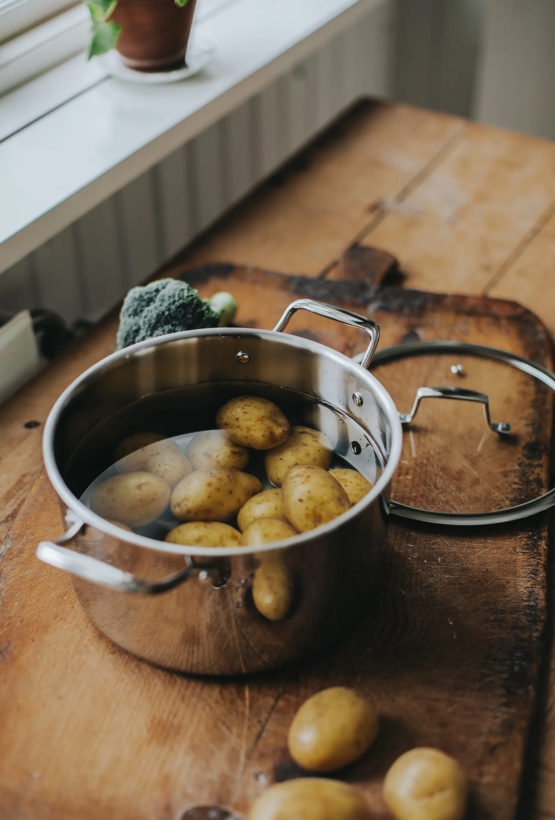 Trivence gryta, Rostfritt stål, glaslock, 7 L Dorre