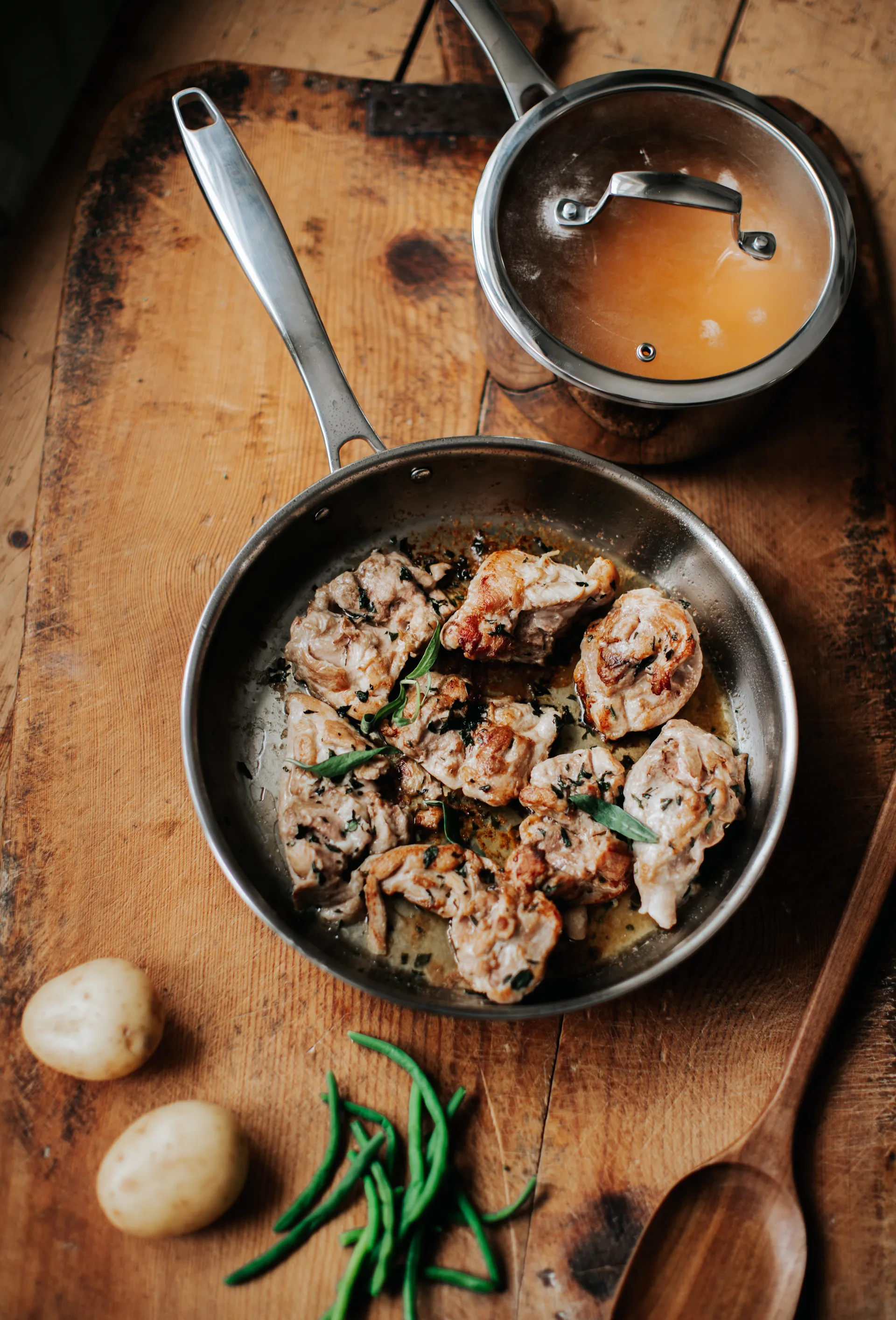 Trivence stekpanna, Rostfritt stål, Ø28 cm Dorre