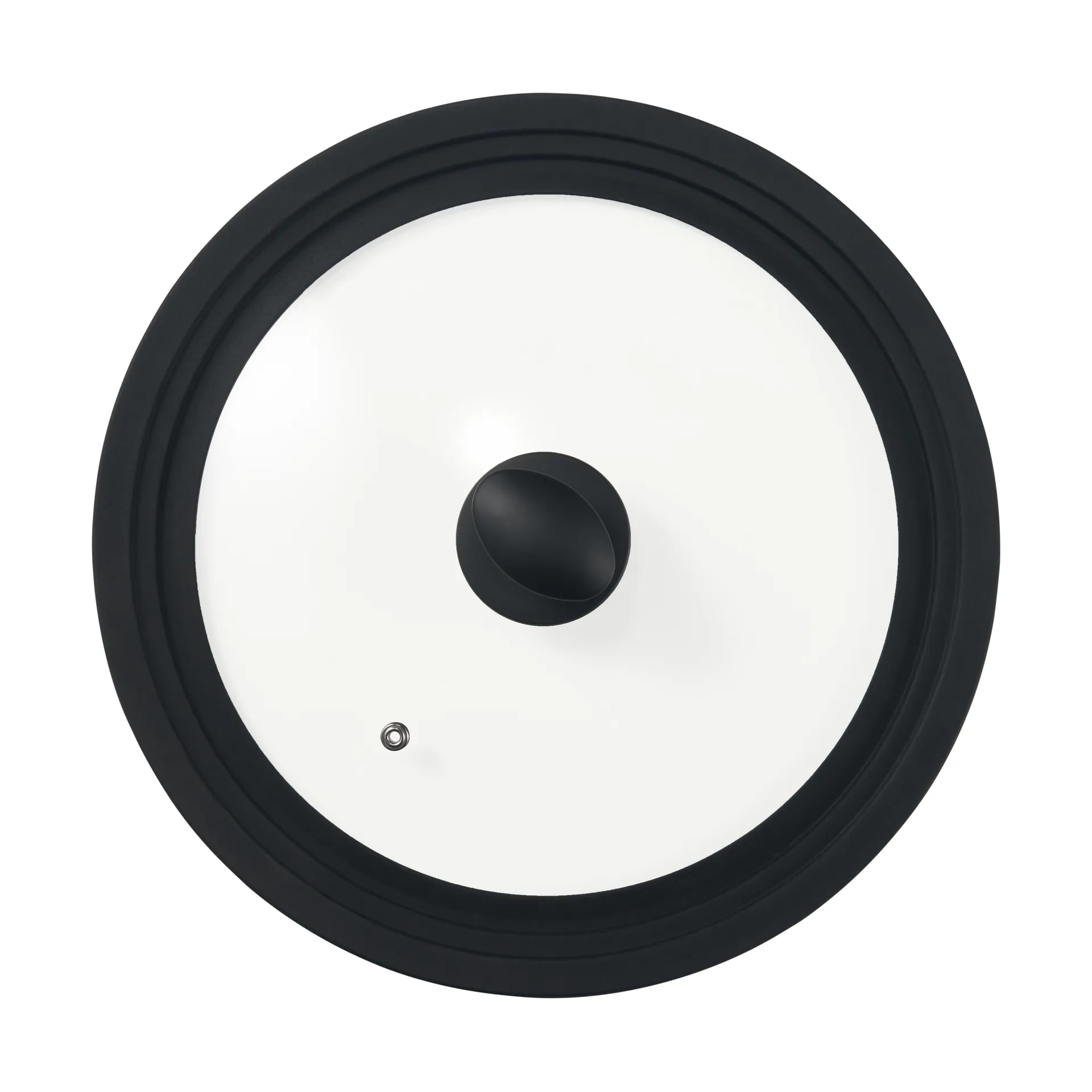 Una Universallock svart silikon rund, Glas Dorre