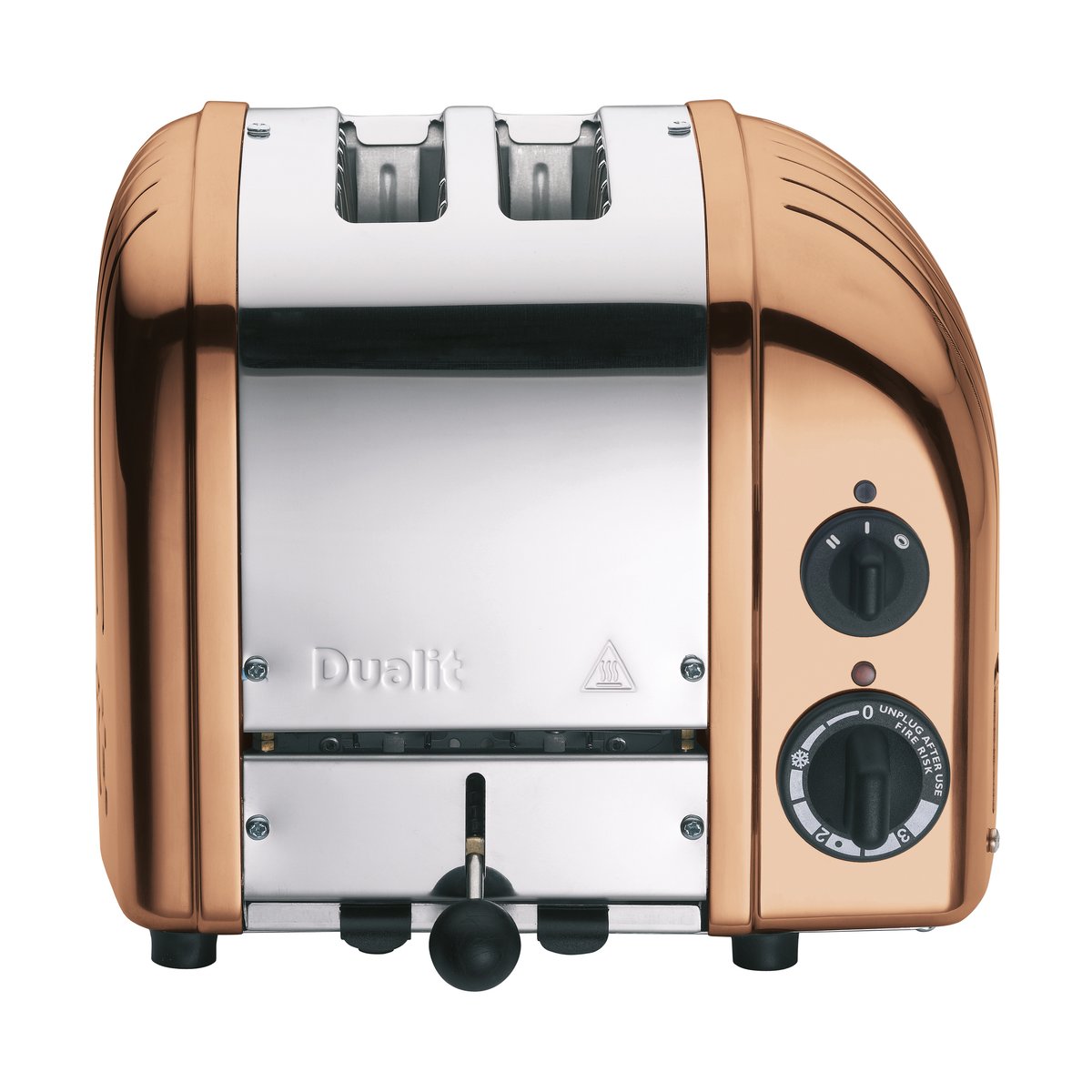 Dualit Brödrost Classic 2 Skivor Koppar | Skandinavisk Design | Brödrostar | Guldfärgad