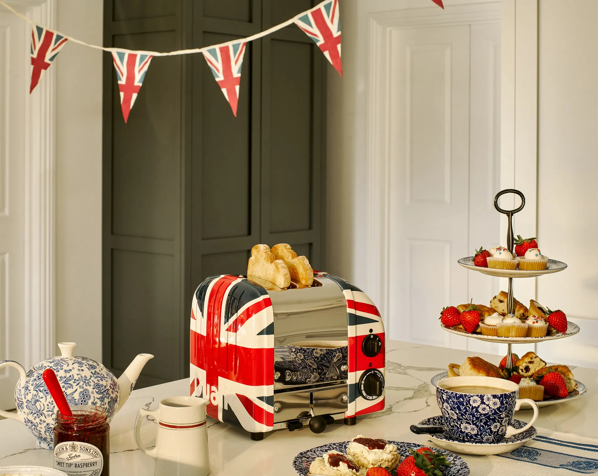 Brödrost Classic 2 Skivor, Union Jack Dualit