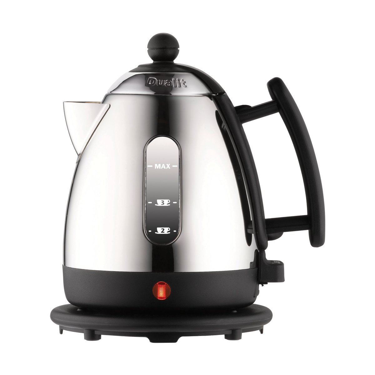 Dualit Lite vattenkokare 1 L Svart-rostfri | Skandinavisk Design | Vattenkokare | Svart