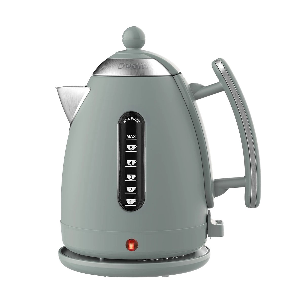 Dualit Lite vattenkokare 1,5 L Sage-rostfri | Skandinavisk Design | Vattenkokare | Grön