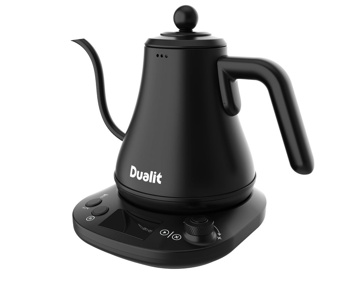 Dualit Pour Over vattenkokare 0,8 L Svart | Skandinavisk Design | Vattenkokare | Svart