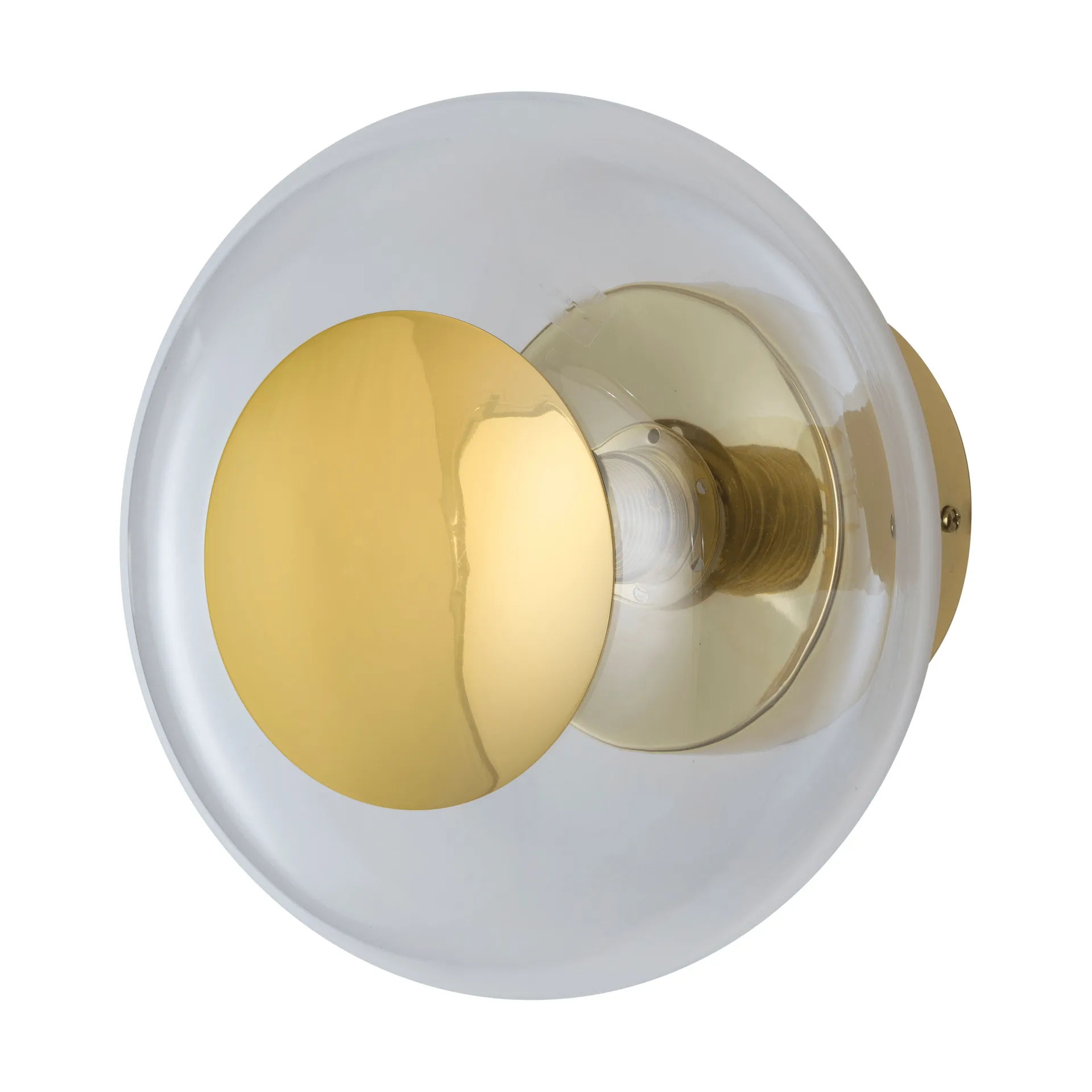 Horizon surface vägglampa, Clear, Ø21 cm EBB & FLOW