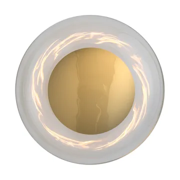 Horizon surface vägglampa - Clear-shiny gold, Ø29 cm - EBB & FLOW