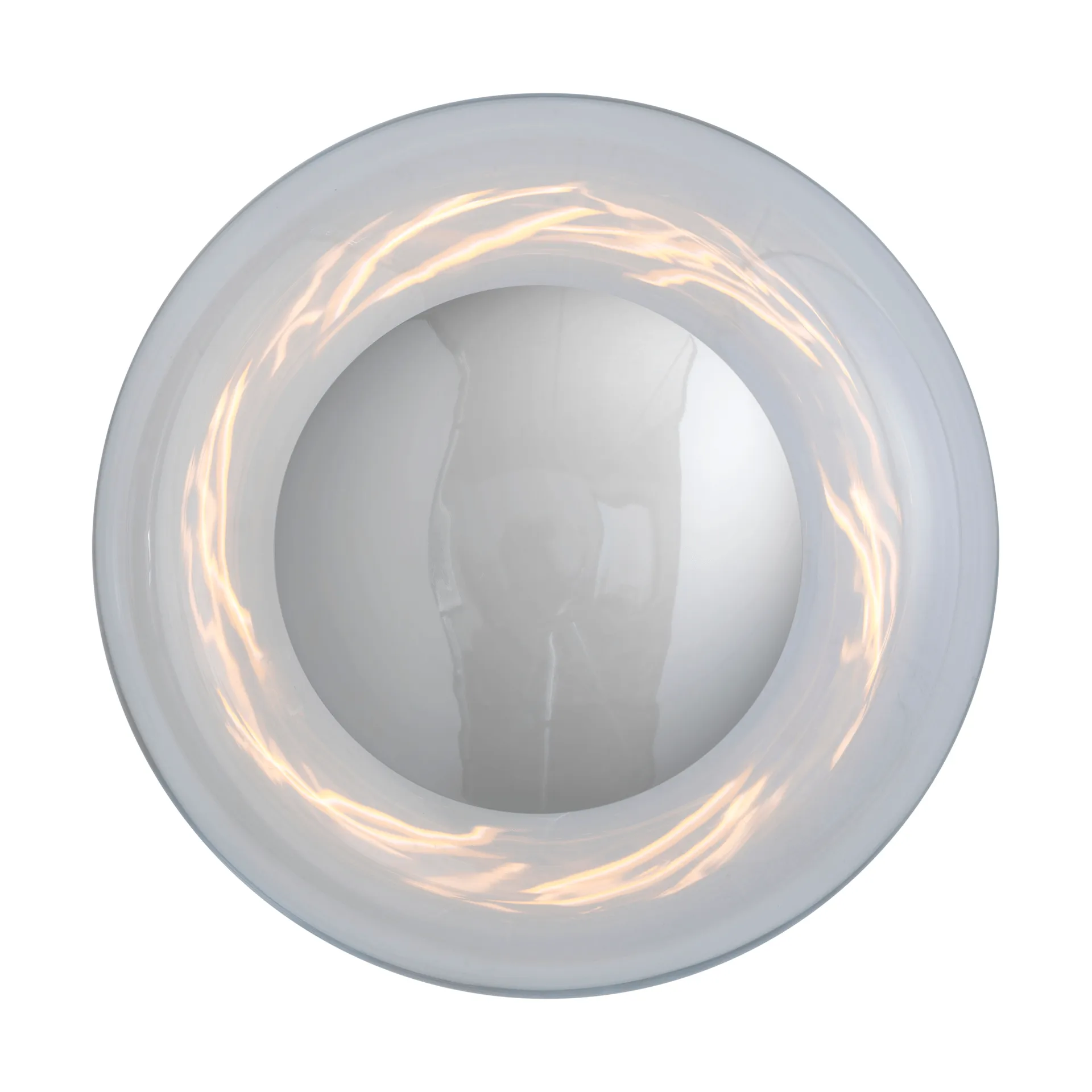 Horizon surface vägglampa, Clear-silver, Ø29 cm EBB & FLOW