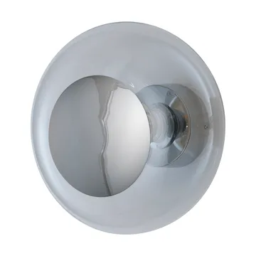 Horizon surface vägglampa - Clear-silver, Ø29 cm - EBB & FLOW