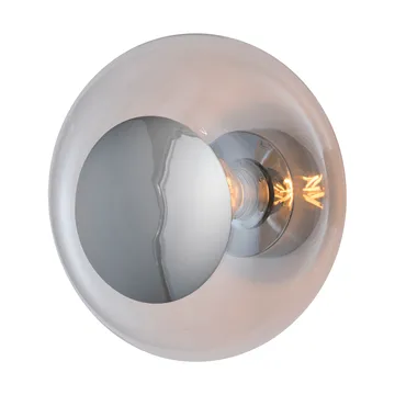Horizon surface vägglampa - Clear-silver, Ø29 cm - EBB & FLOW