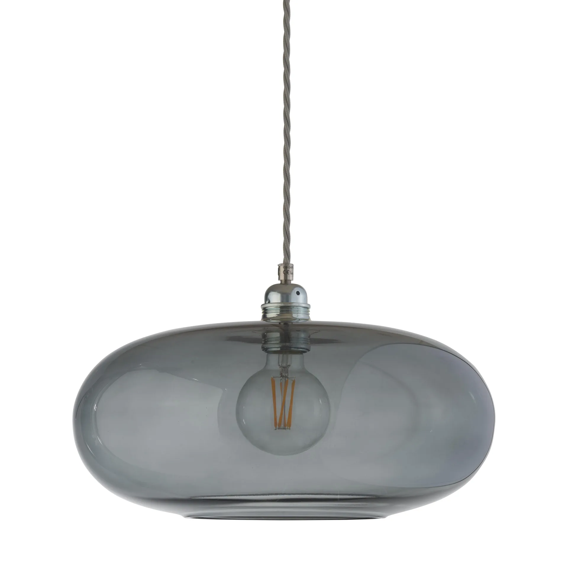 Horizon taklampa Ø 36 cm, Smokey grey EBB & FLOW