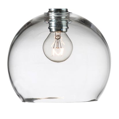 EBB & FLOW Rowan taklampa 15,5 cm reservglas klar | Skandinavisk Design | Taklampor & Pendlar | Transparent