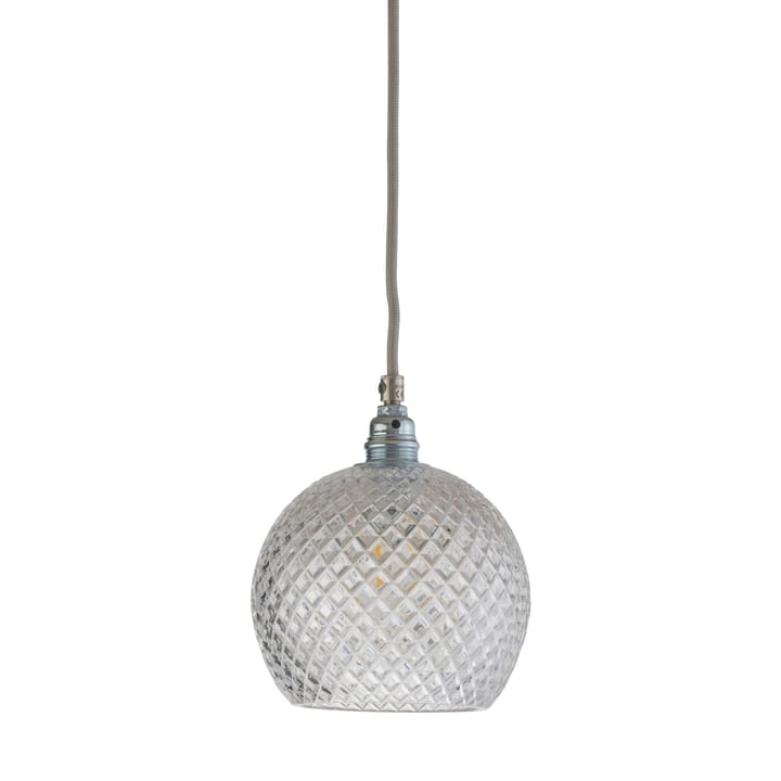 Rowan taklampa Chrystal Ø 15,5 cm - Small check m. silversladd - EBB & FLOW