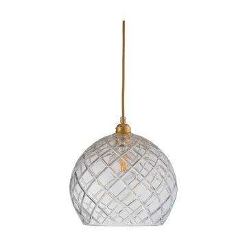 Rowan taklampa L, Ø 28 cm - Crystal, large check - EBB & FLOW