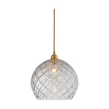 Rowan taklampa L, Ø 28 cm - Crystal, large check - EBB & FLOW