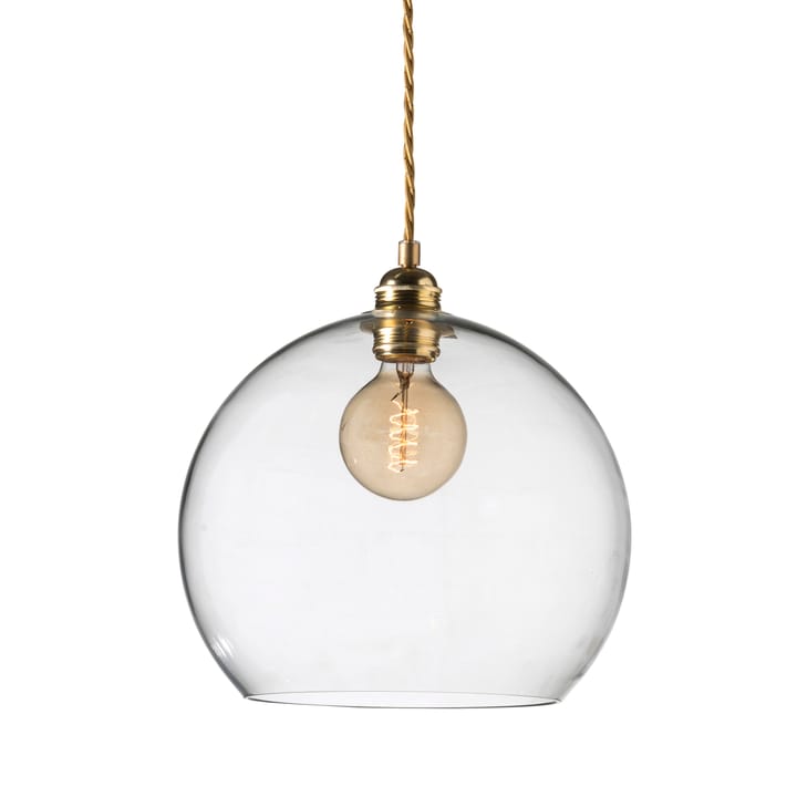 Rowan taklampa L, Ø 28 cm, klar m. guldsladd EBB & FLOW