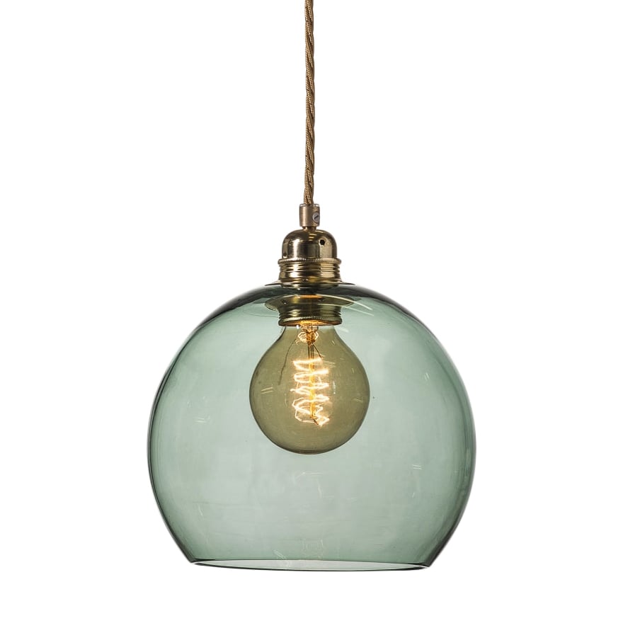 EBB & FLOW Rowan taklampa M, 22 cm forest green | Skandinavisk Design | Taklampor & Pendlar | Grön