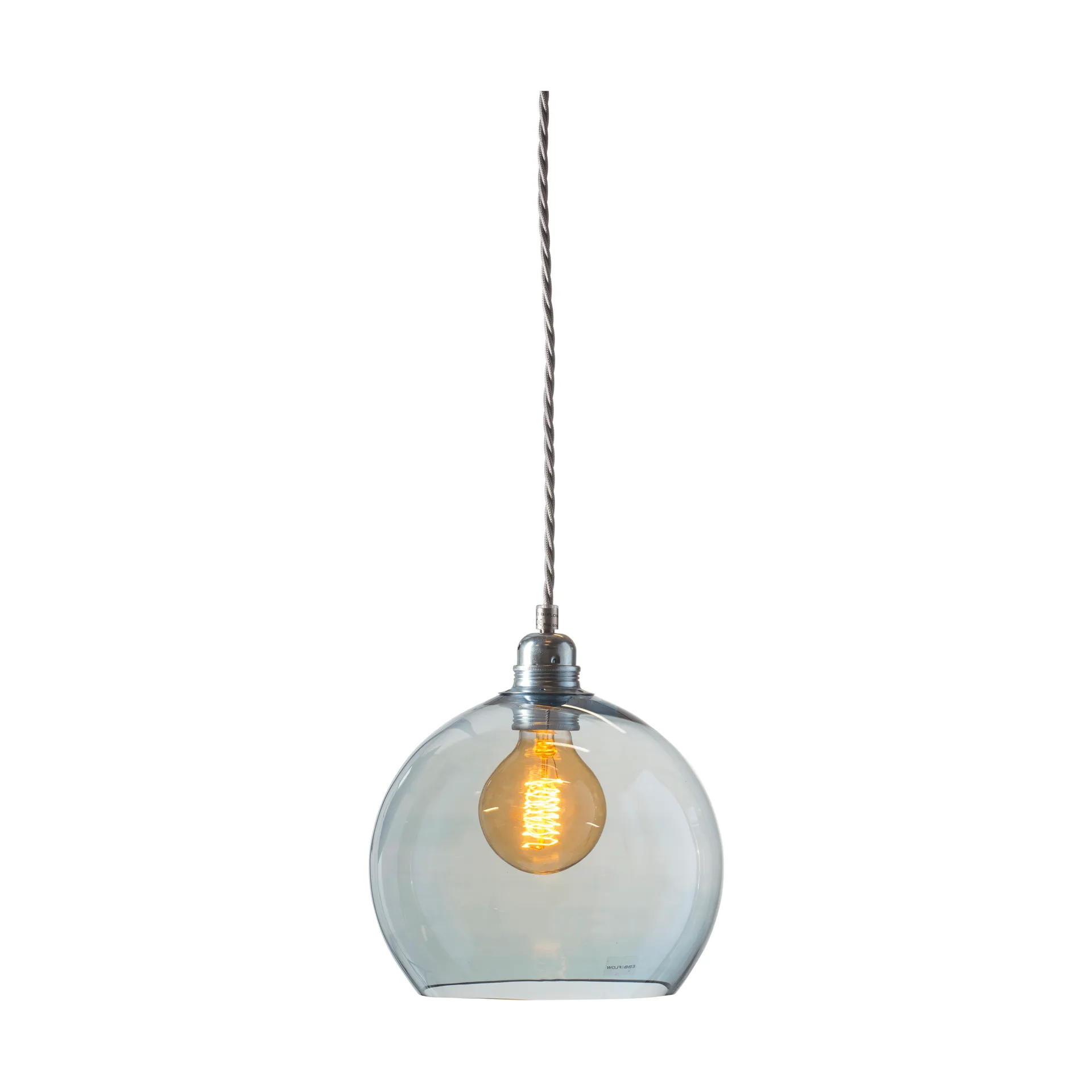 Rowan taklampa M, Ø 22 cm, Topaz blue EBB & FLOW