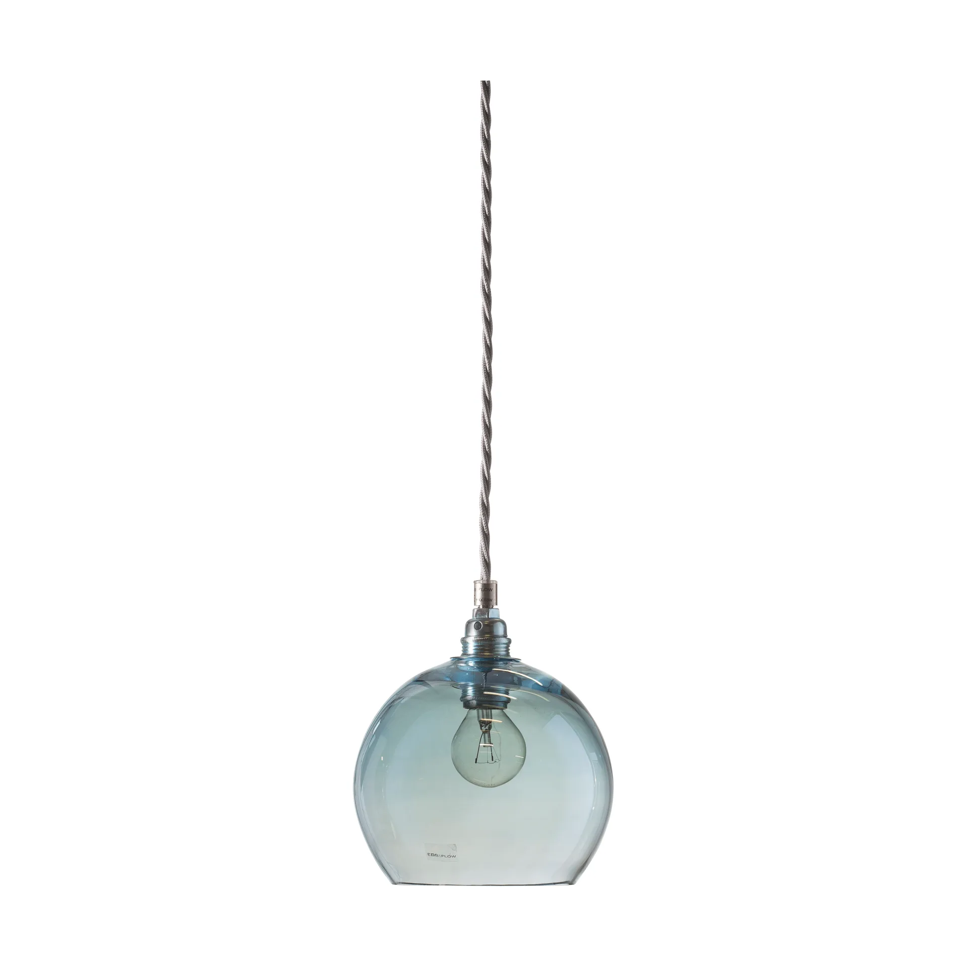 Rowan taklampa S, Ø 15,5 cm, Topaz blue EBB & FLOW