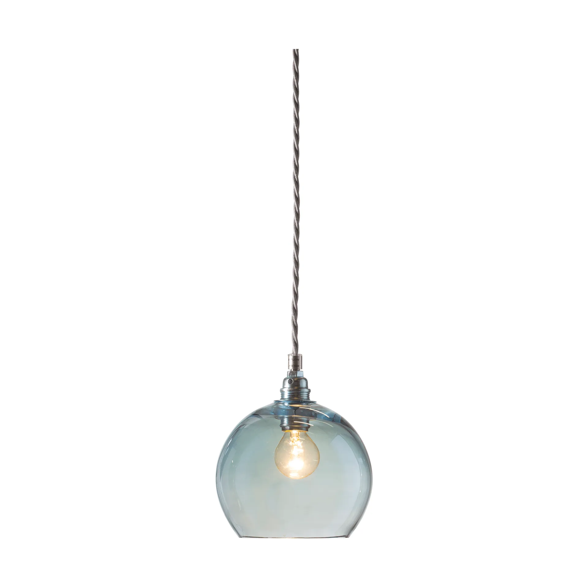 Rowan taklampa S, Ø 15,5 cm, Topaz blue EBB & FLOW